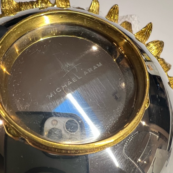 Michael Aram Sunflower Silver and Gold  Bowl - Picture 4 of 7